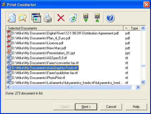 The very first version of Print Conductor The very first version of Print Conductor