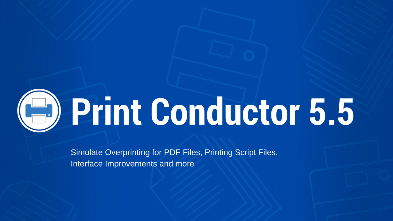 Simulate Overprinting in Print Conductor 5.5
