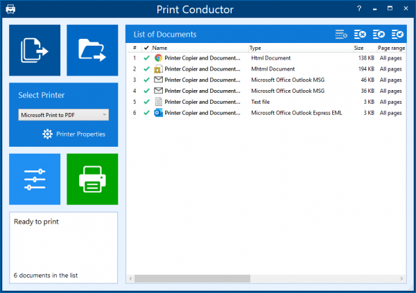 Automate PST to PDF conversion using FolderMill