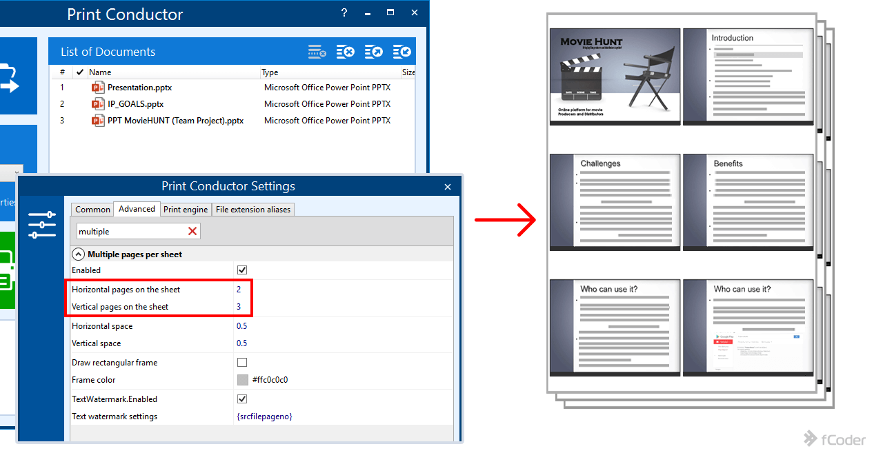 Mehrere PowerPoint-Folien auf ein Blatt drucken