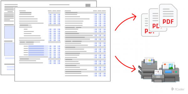 Batch converting or printing report cards